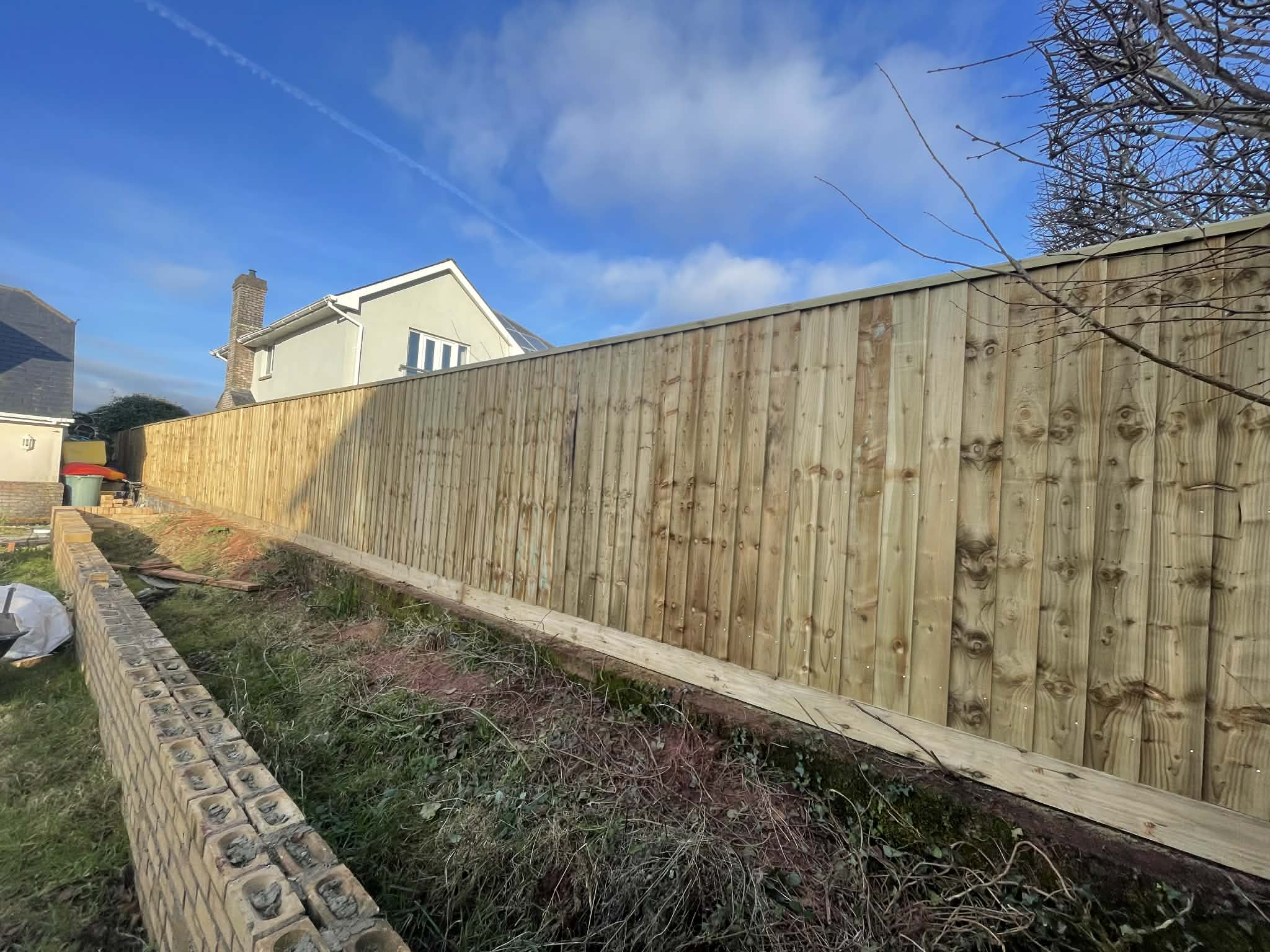 Feather Edge Fencing
